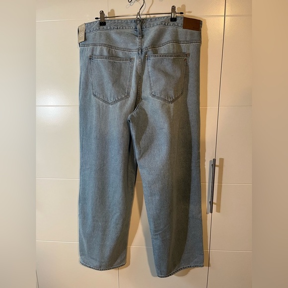 NWT Madewell Baggy Straight Jeans Size 14W - Picture 5 of 13